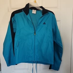 Adidas Blue and Black Track Jacket